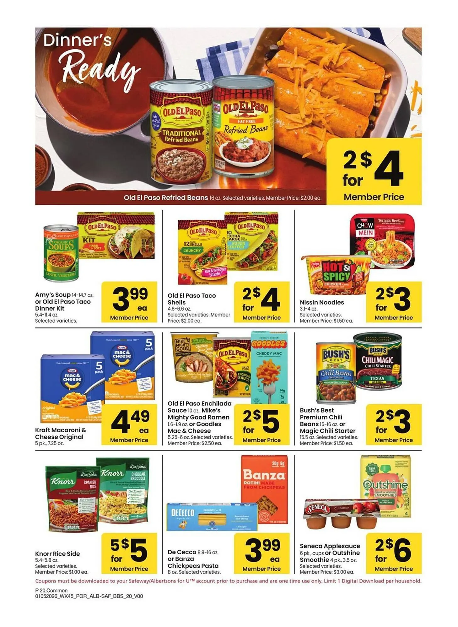 Weekly ad Albertsons weekly ad from January 5 to February 1 2026 - Page 20