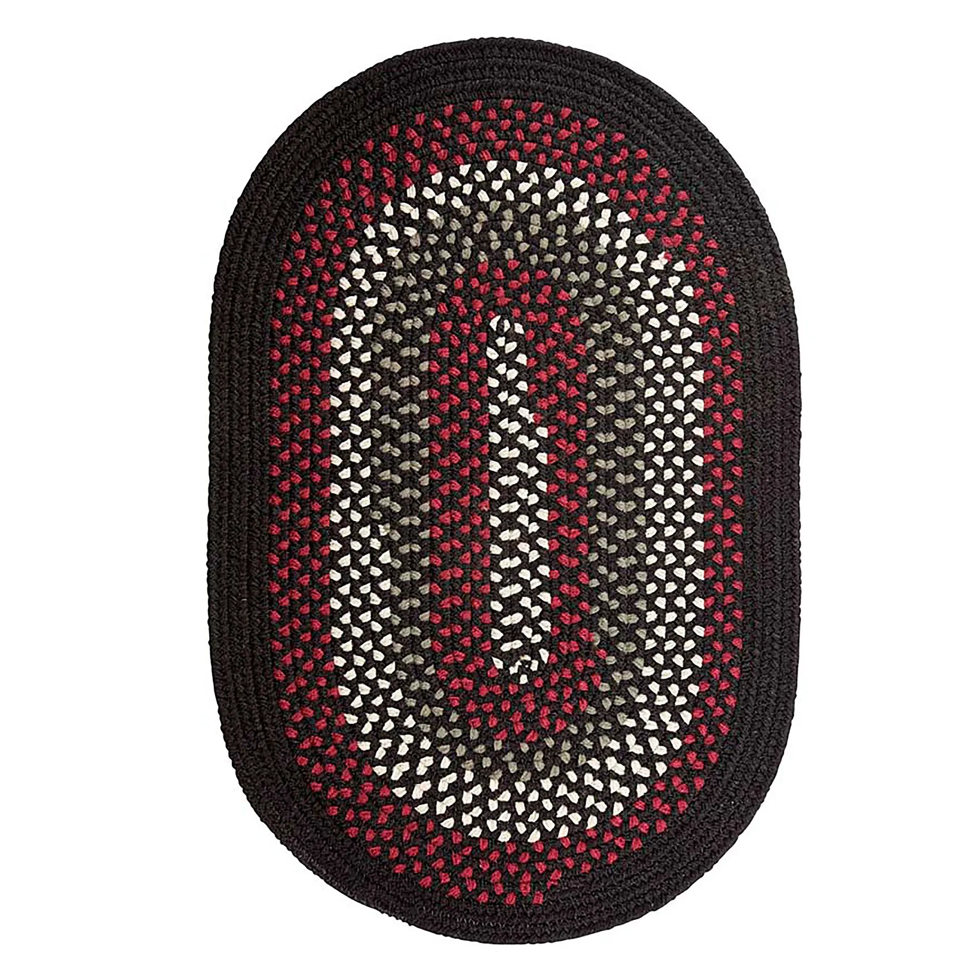 Country Classic Braided Polypropylene Rug, 2' x 3'