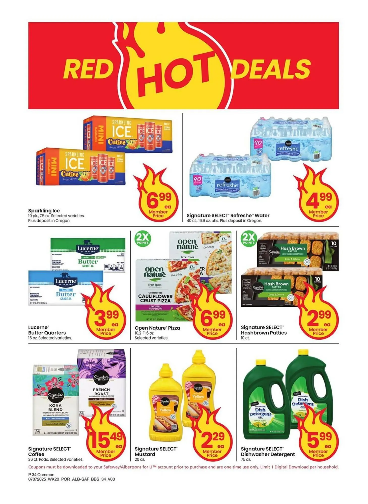 Weekly ad Albertsons Weekly Ad from July 7 to August 3 2025 - Page 34