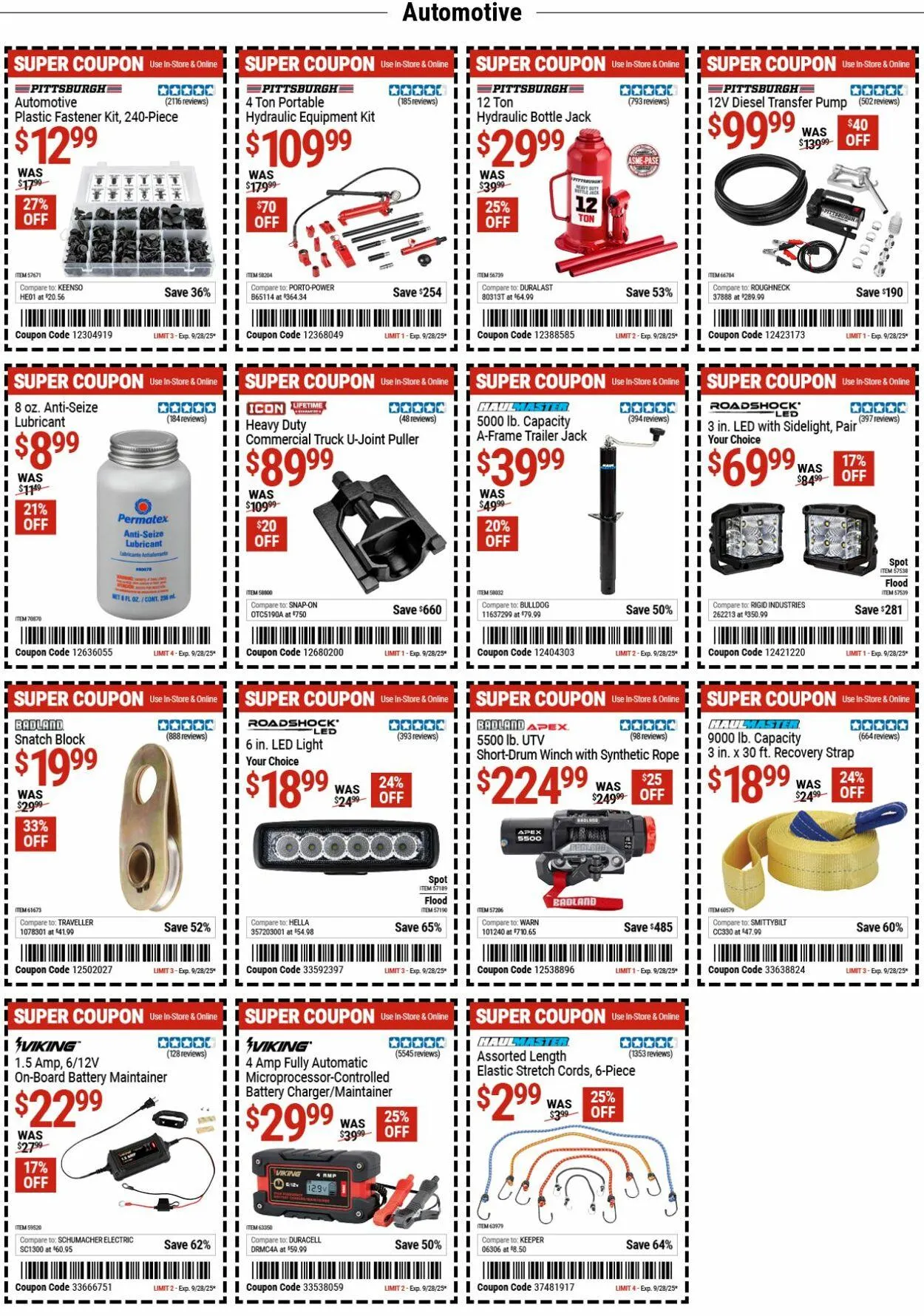 Weekly ad Harbor Freight from September 15 to September 24 2025 - Page 2
