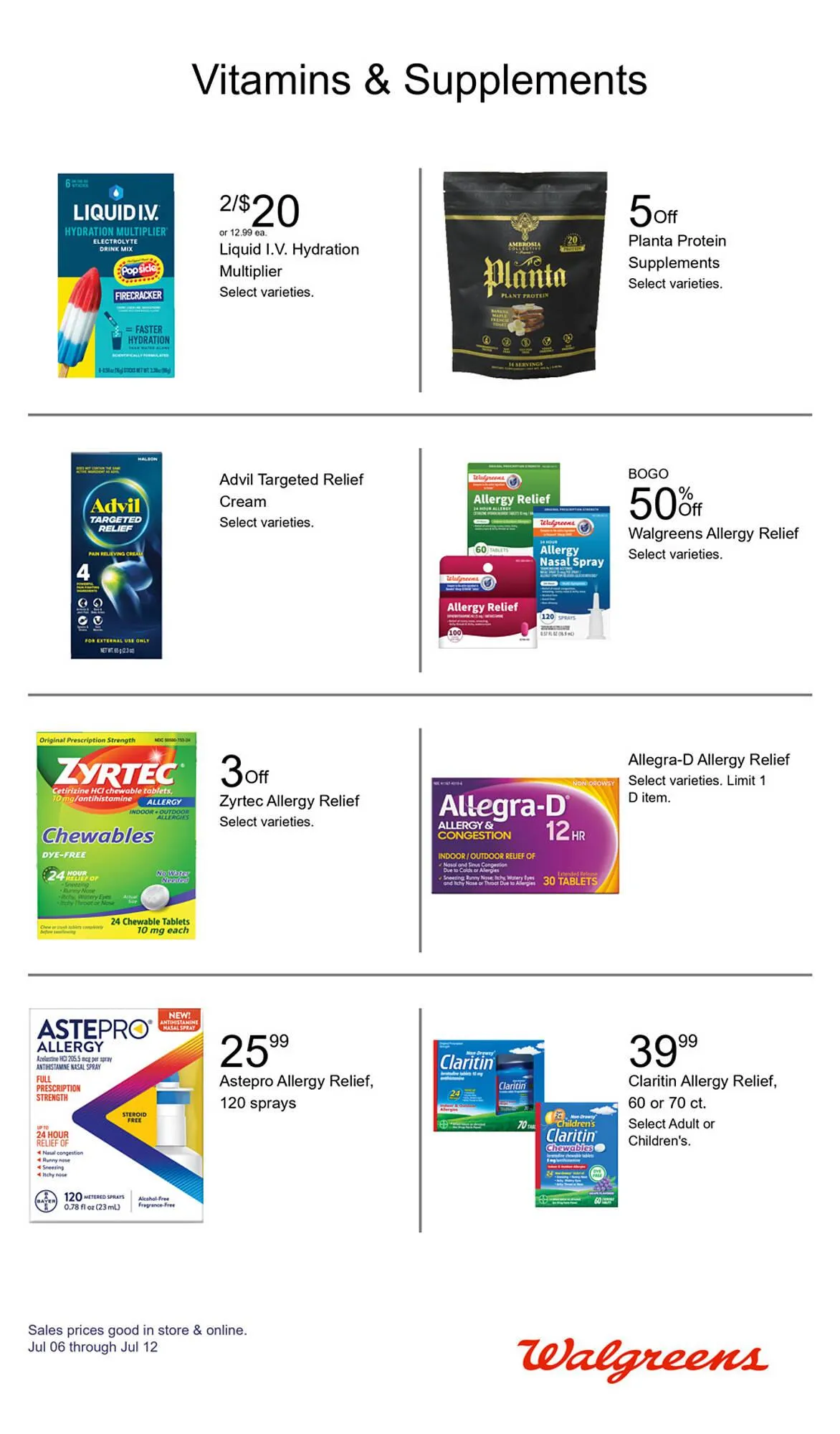 Weekly ad Walgreens Weekly Ad from July 6 to July 12 2025 - Page 13