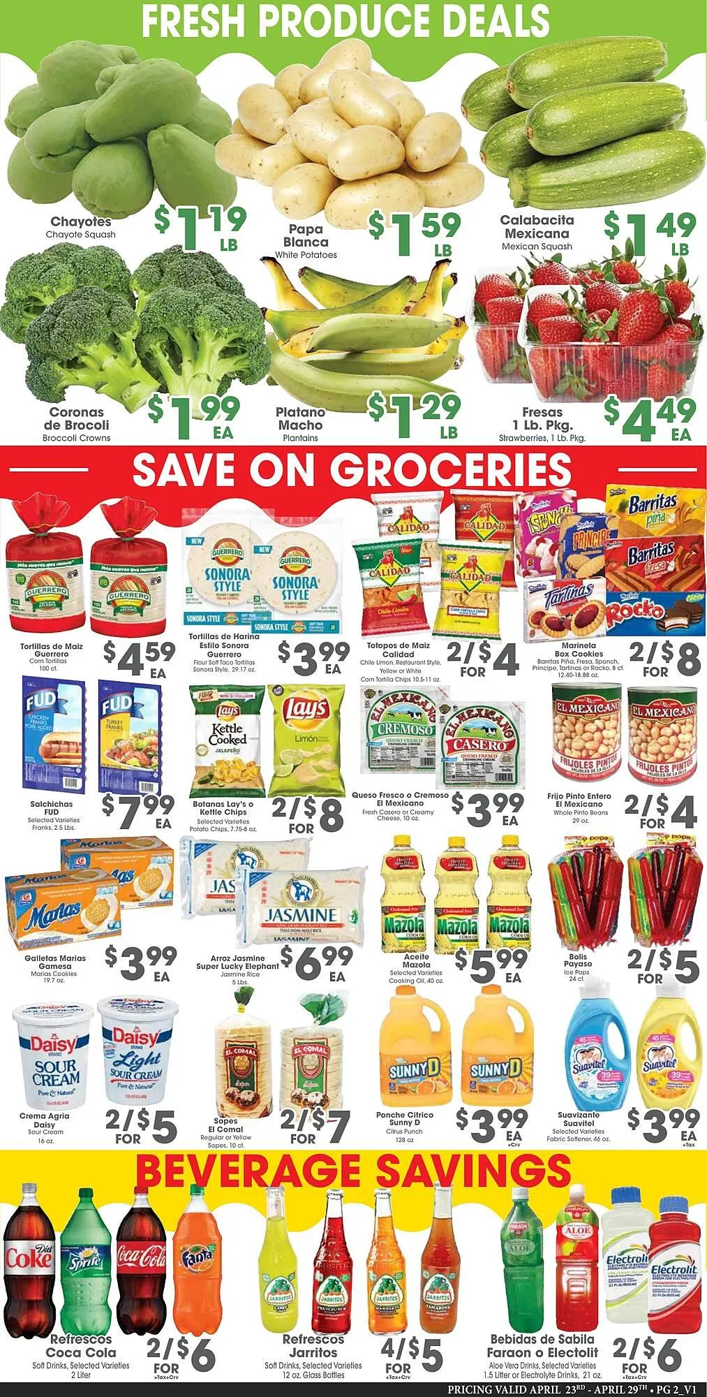 Catálogo de Arteagas Food Center Weekly Ad 23 de abril al 29 de abril 2025 - Página 2