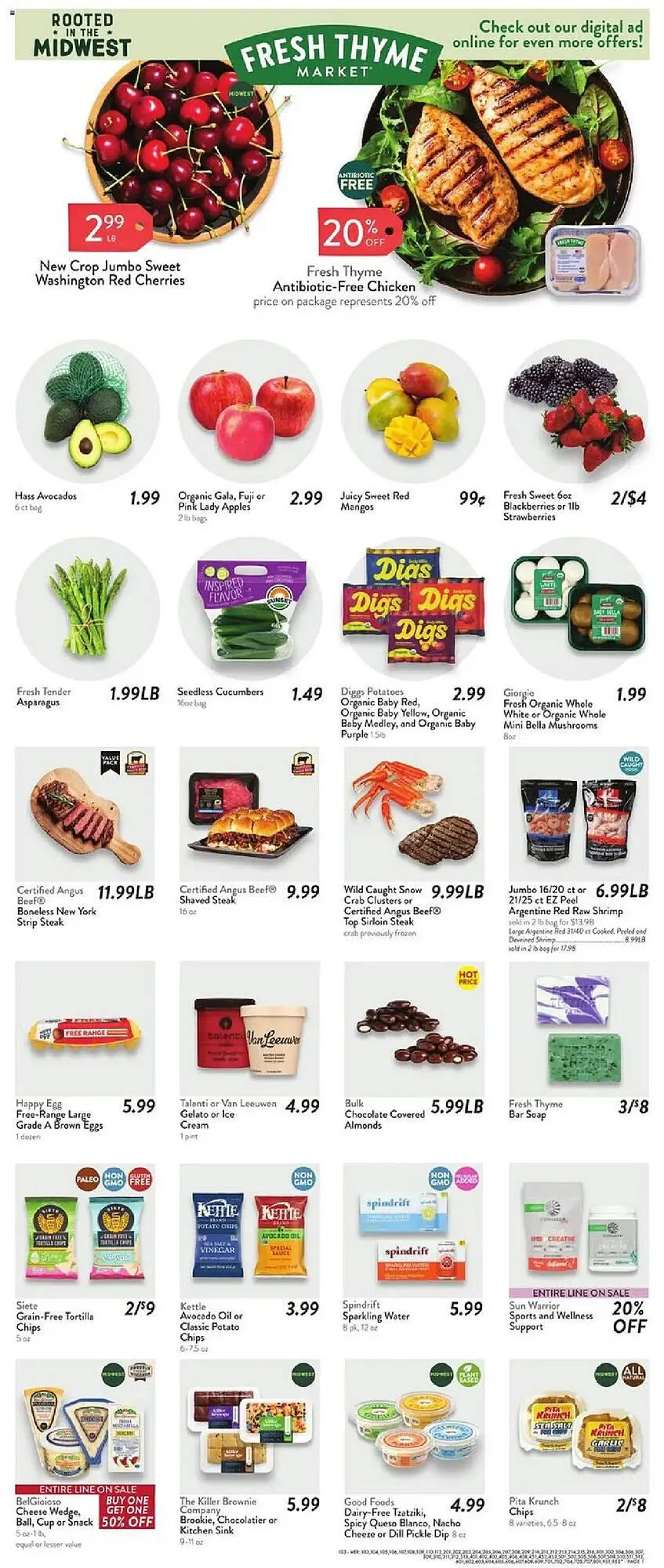 Weekly ad Fresh Thyme Weekly Ad from June 18 to June 24 2025 - Page 1