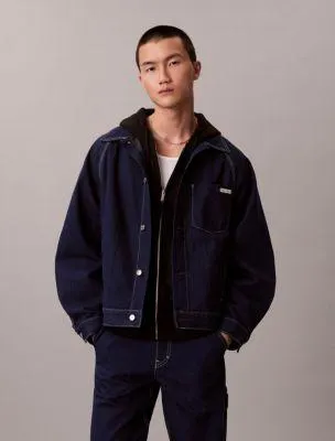 Darted Denim Workwear Jacket