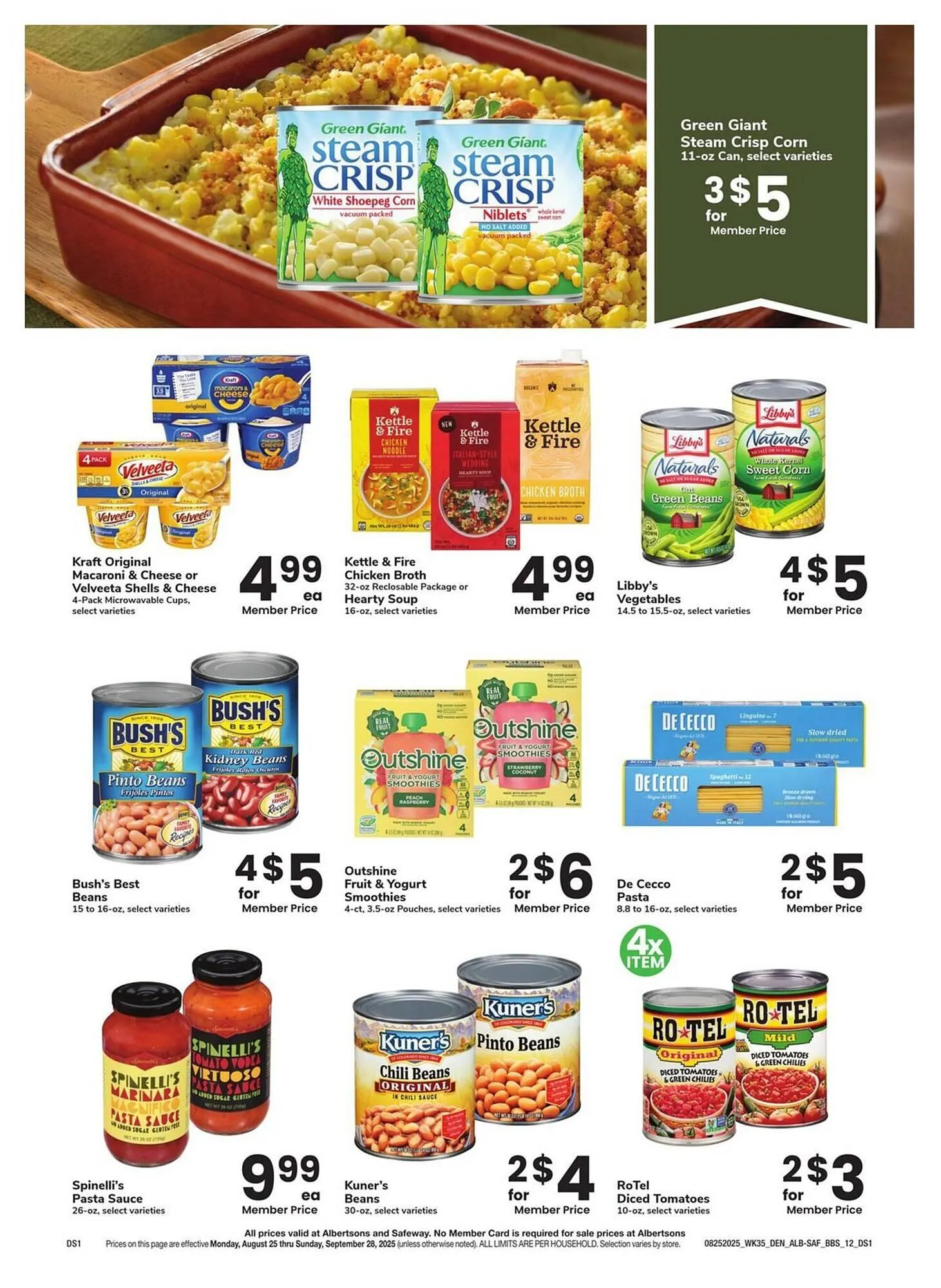 Weekly ad Albertsons Weekly Ad from August 25 to September 28 2025 - Page 12