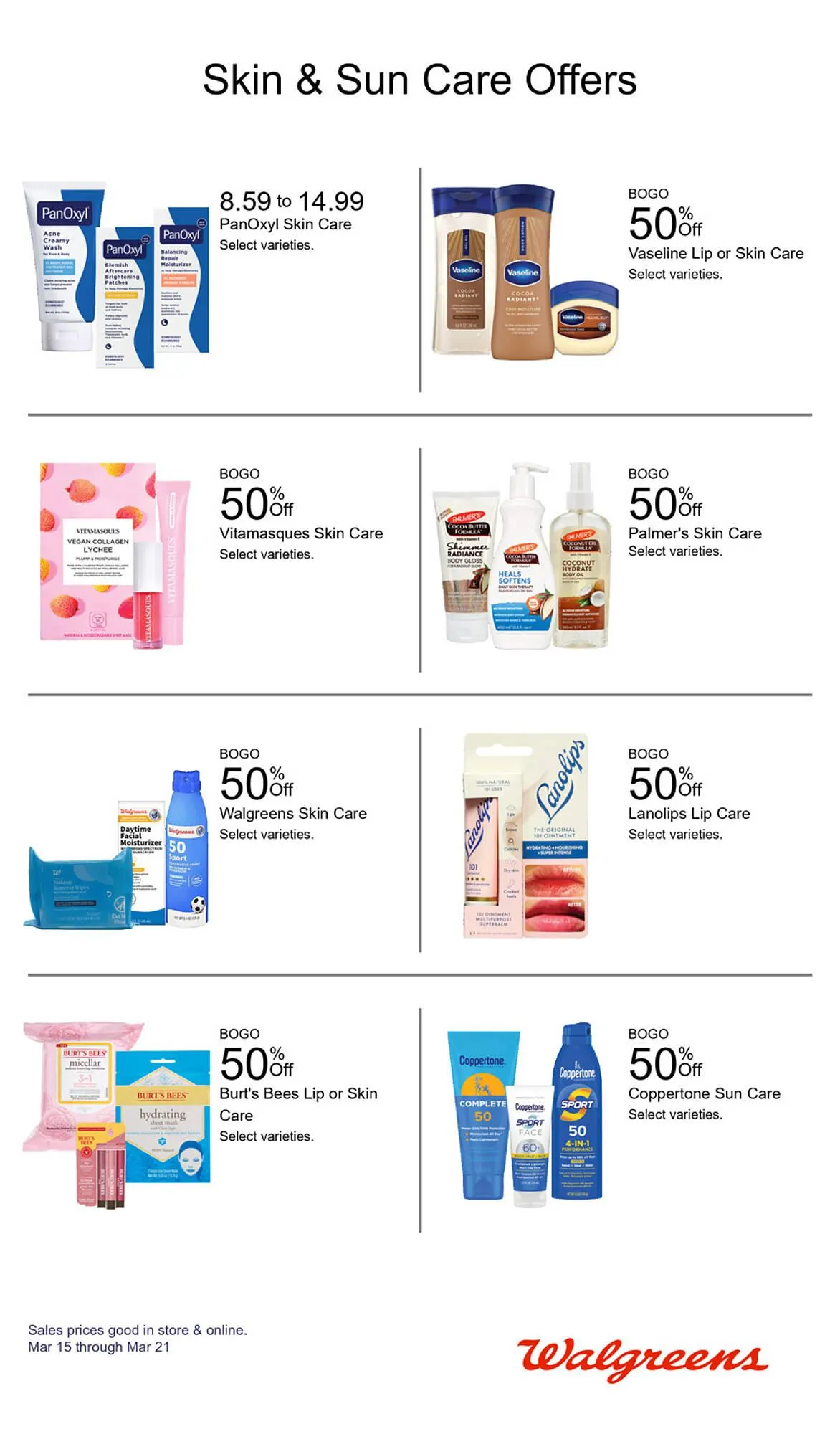 Weekly promotion Walgreens weekly ad spanning from March 15 to March 21 2026 - Page 56 for Catalogue 365