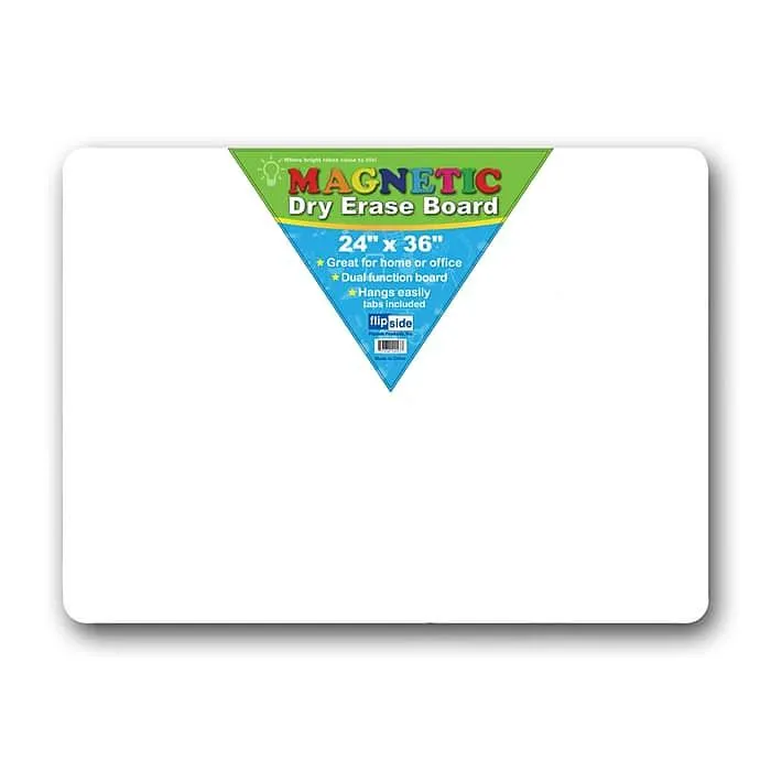 24" L x 36" W, Melamine Magnetic Dry Erase Board (FLP10027)