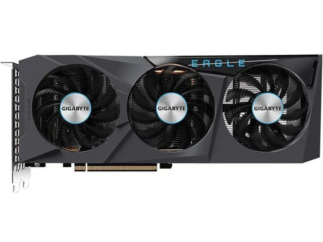 GIGABYTE Radeon RX 6600 EAGLE 8G Graphics Card, WINDFORCE 3X Cooling System, 8GB 128-bit GDDR6, GV-R66EAGLE-8GD Video Card