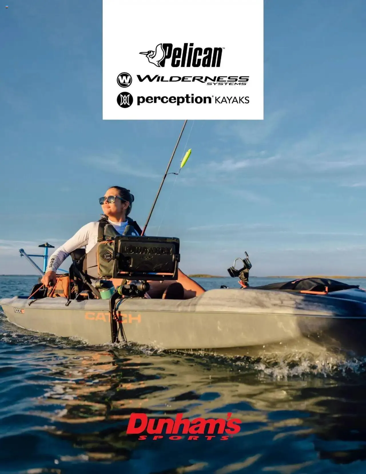 Weekly ad Dunham's Sports Pelican Kayak Guide from April 10 to June 18 2025 - Page 1