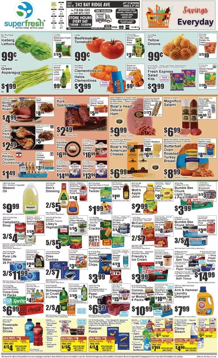 Super Fresh weekly ad - 1