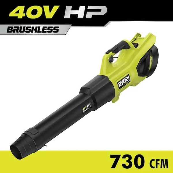 40V HP Brushless 190 MPH 730 CFM Cordless Battery Jet Fan Leaf Blower (Tool Only)