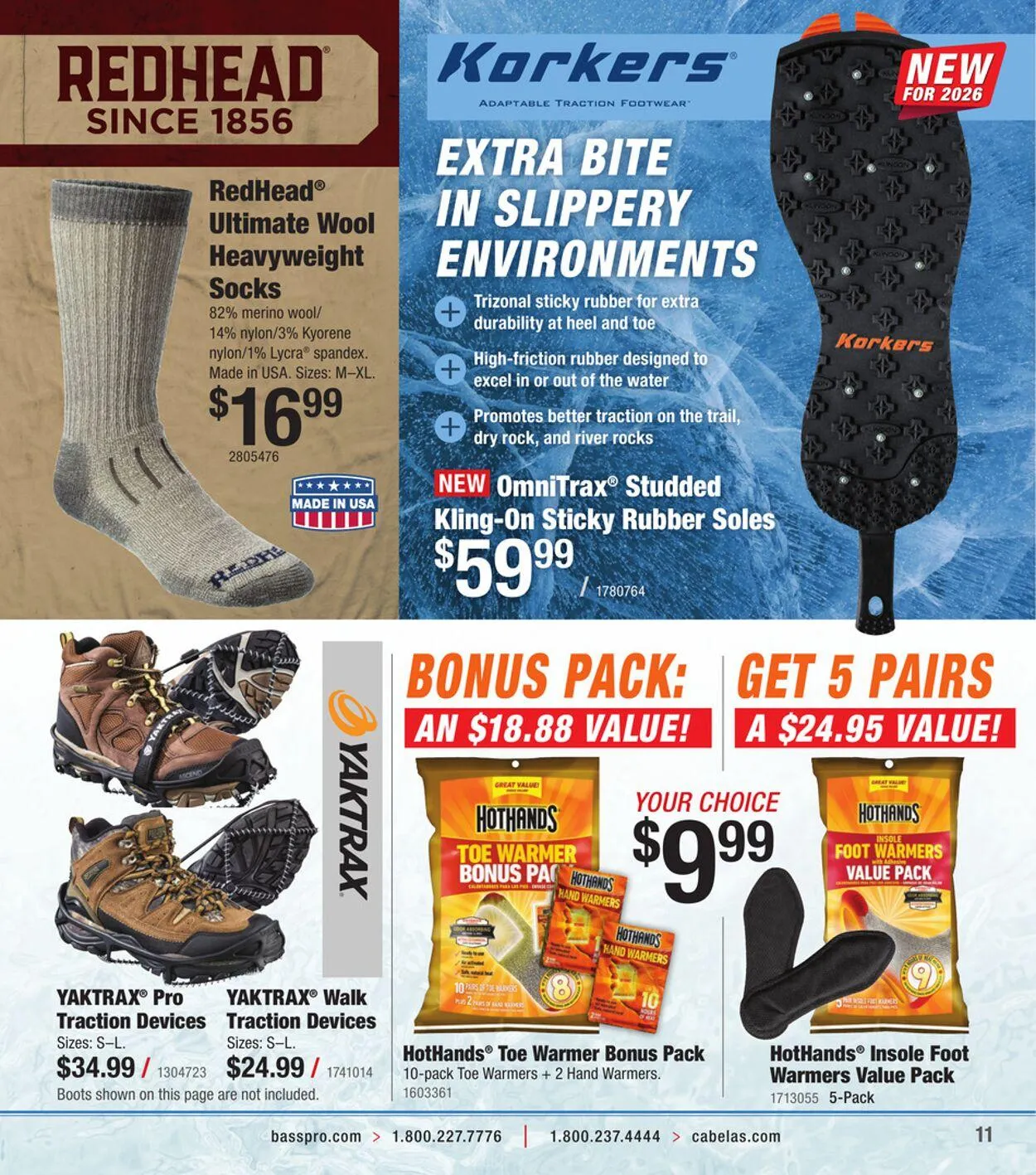 Weekly promotion Cabela's Current weekly ad spanning from November 30 to December 14 2025 - Page 11 for Catalogue 365