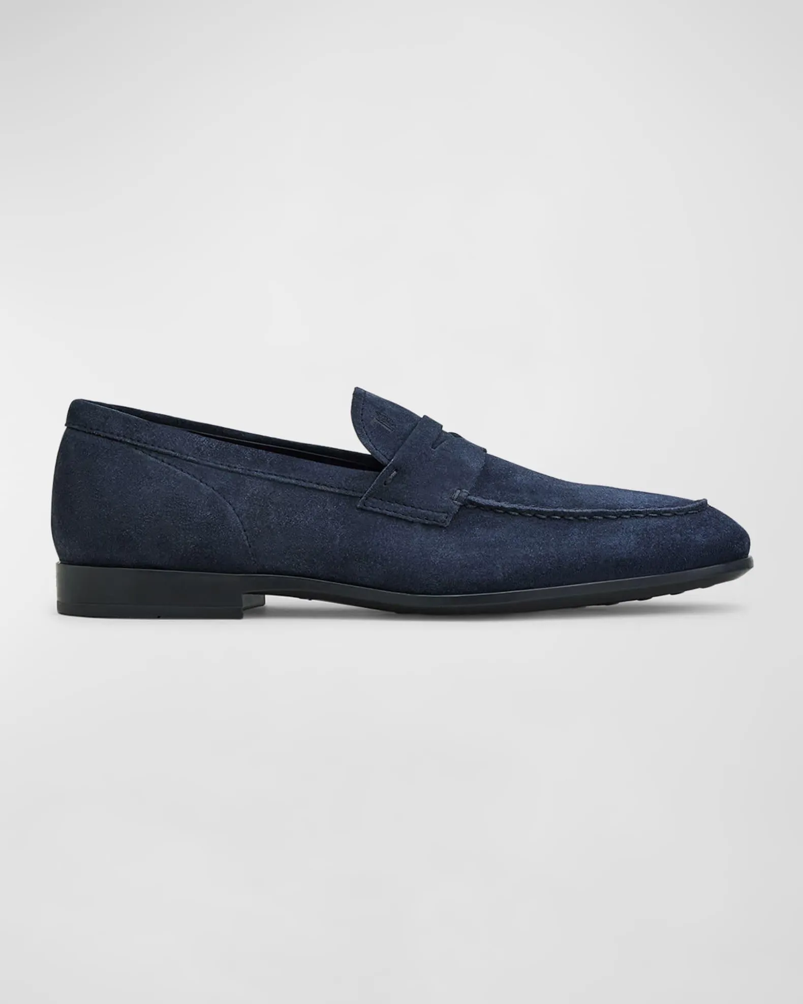 Men's Mocassino Gomma Leggera Suede Penny Loafers