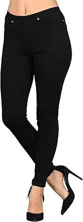 Lildy Women's Denim Jeggings, Stretchable Cotton Blend