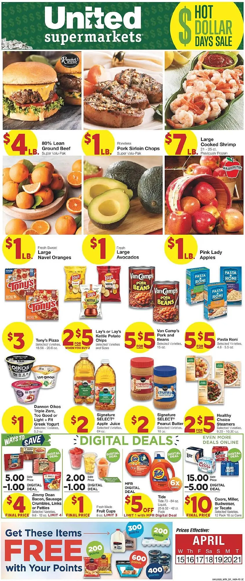 Weekly ad United Supermarkets weekly ad from April 15 to April 21 2026 - Page 1