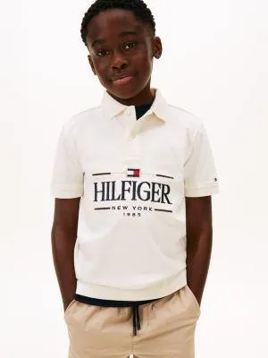 Kids' Hilfiger Logo Interlock Polo
