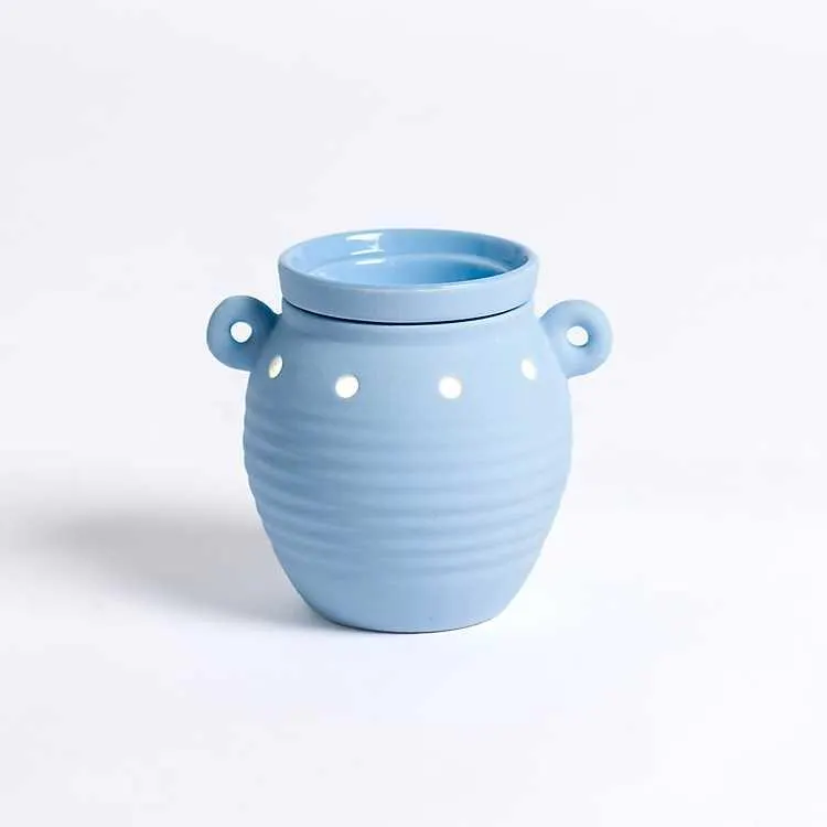 LED Blue Ceramic Wax Warmer