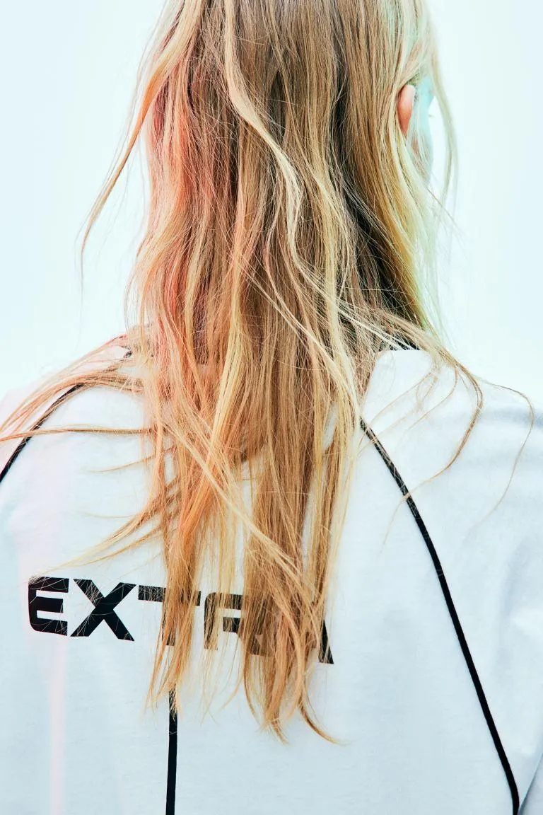 Long-sleeved Printed Top