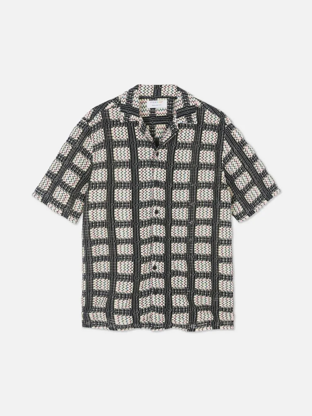 Pride Check Crochet Shirt