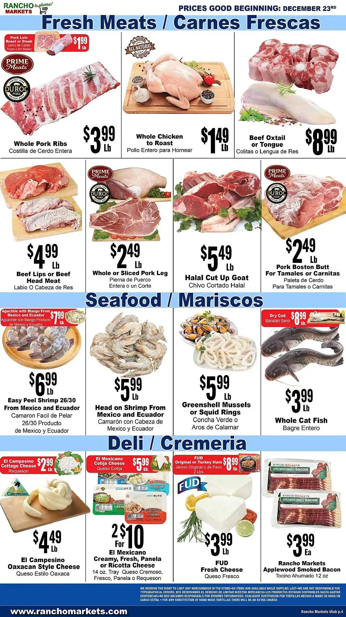 Weekly ad Rancho Markets weekly ad from December 23 to December 29 2025 - Page 4
