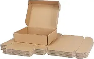 Product Summary: PHAREGE 12x9x3 inch Shipping Boxes Bulk 20 Pack Brown, Tab Lock Tuck Top Mailer Boxes for Packaging Small Business, Medium Cardboard Gift Boxes for Wrapping Mailing Present
