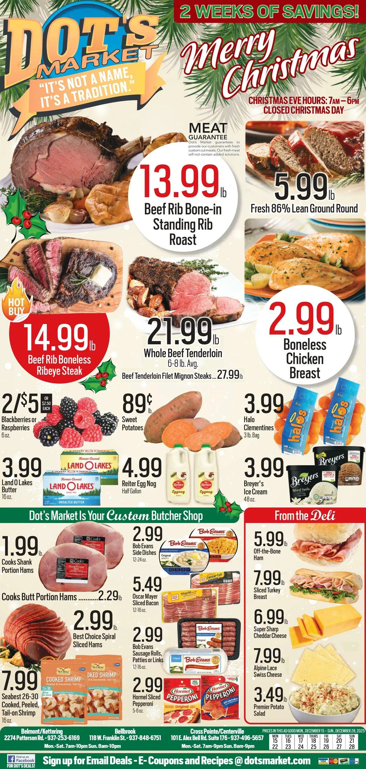 Weekly ad Dot's Market from December 16 to December 30 2025 - Page 1