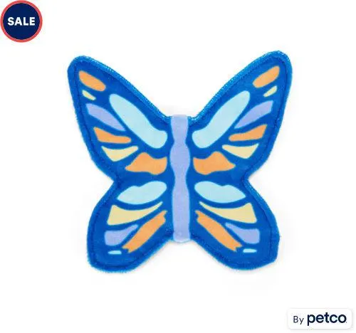 Leaps & Bounds Flatty Butterfly Cat Toy, X-Small