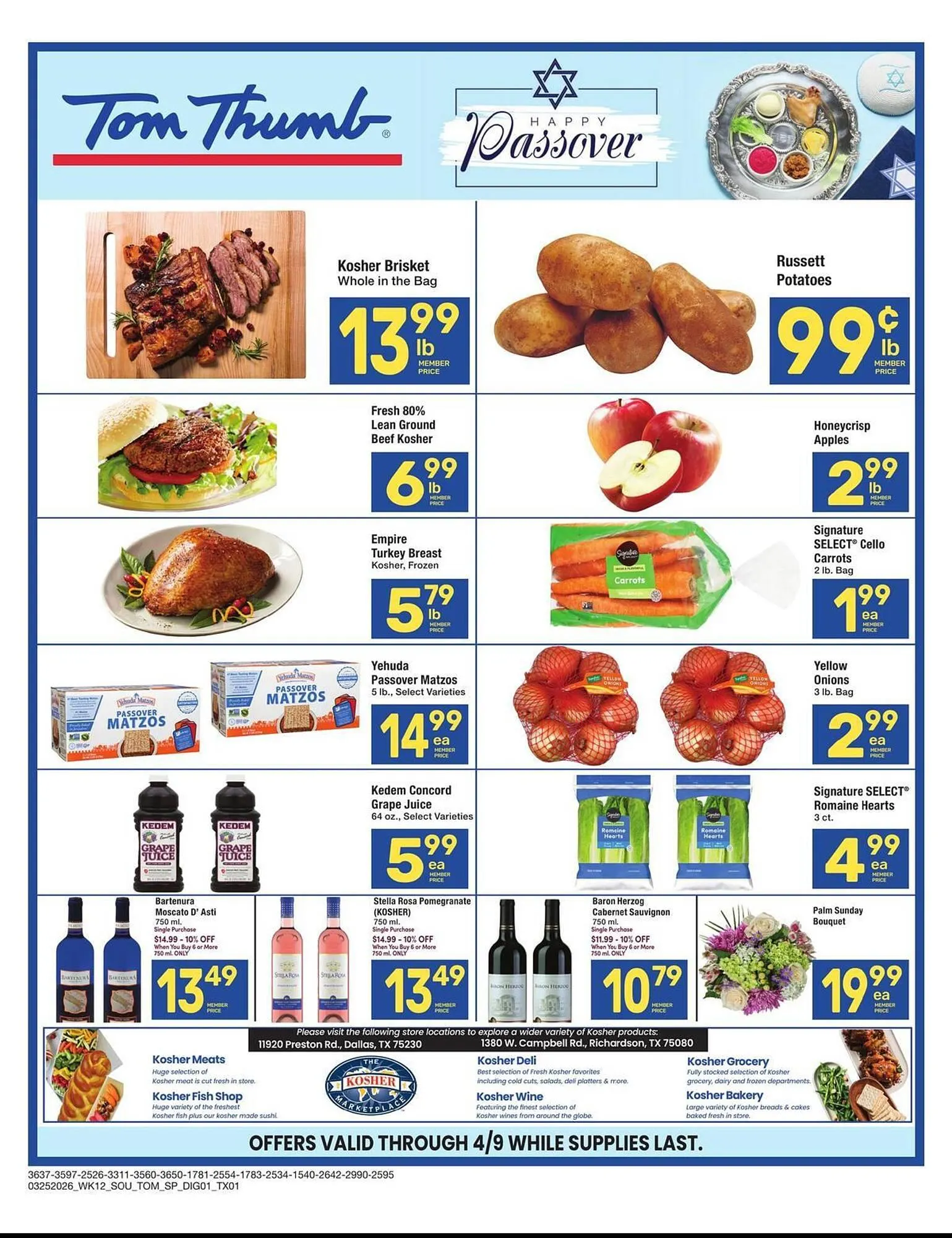 Weekly ad Tom Thumb weekly ad from March 25 to April 9 2026 - Page 1