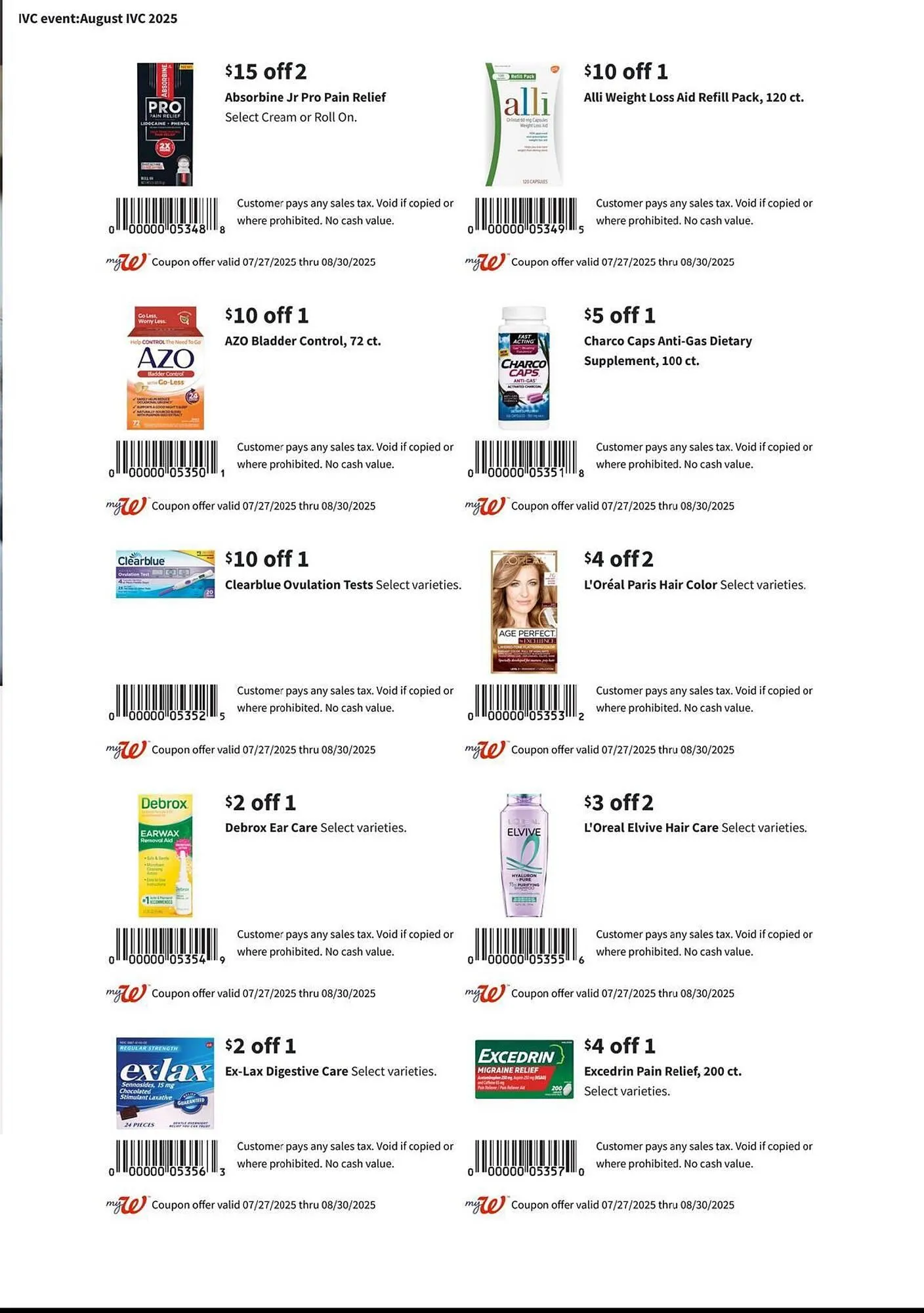 Weekly ad Walgreens Weekly Ad from July 27 to August 30 2025 - Page 2