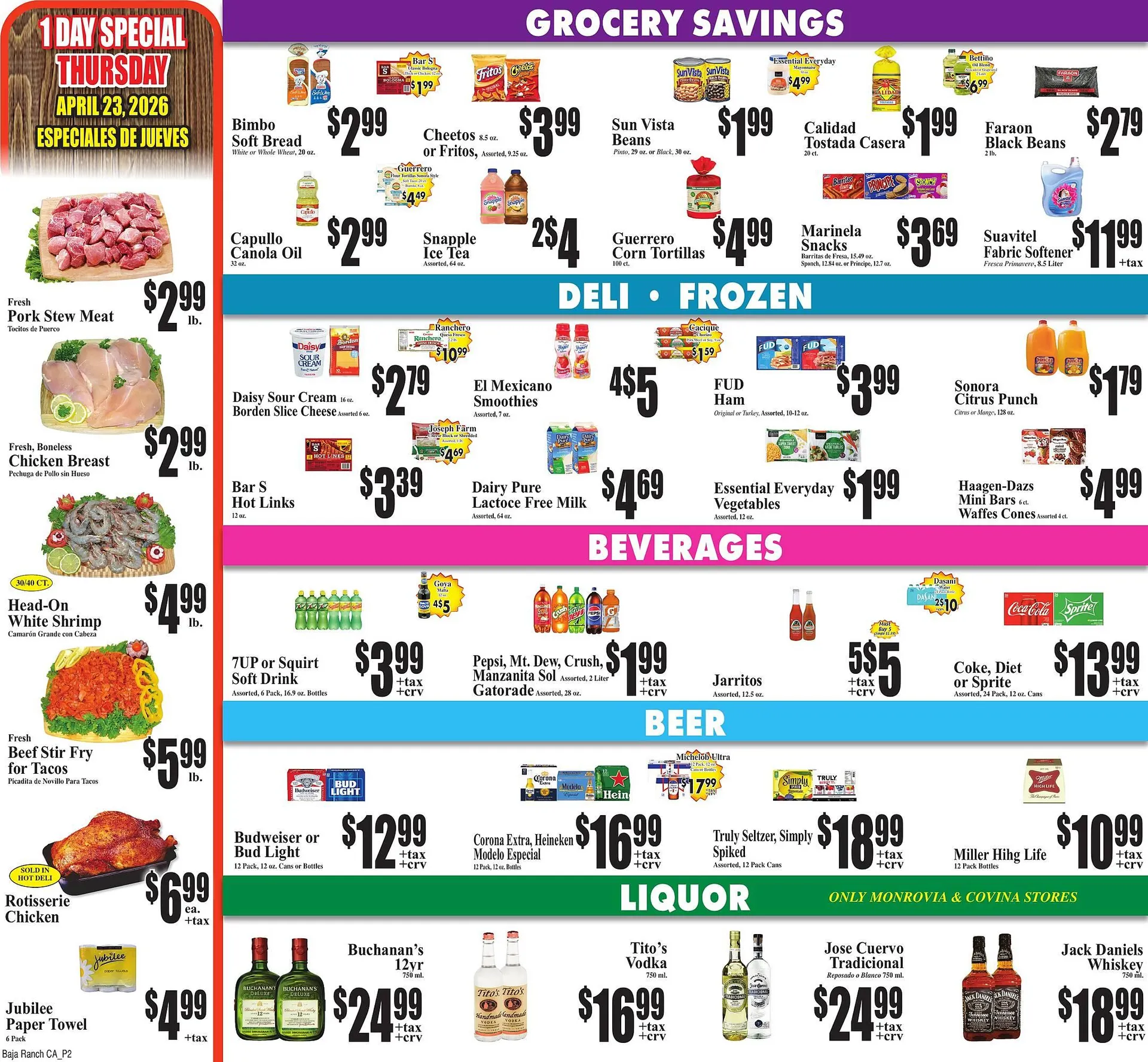 Weekly ad Baja Ranch weekly ad from April 22 to April 28 2026 - Page 2