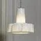Vintage Swedish Glass Pendant Lamp by Helena Tynell for Flygsfors, 1960s