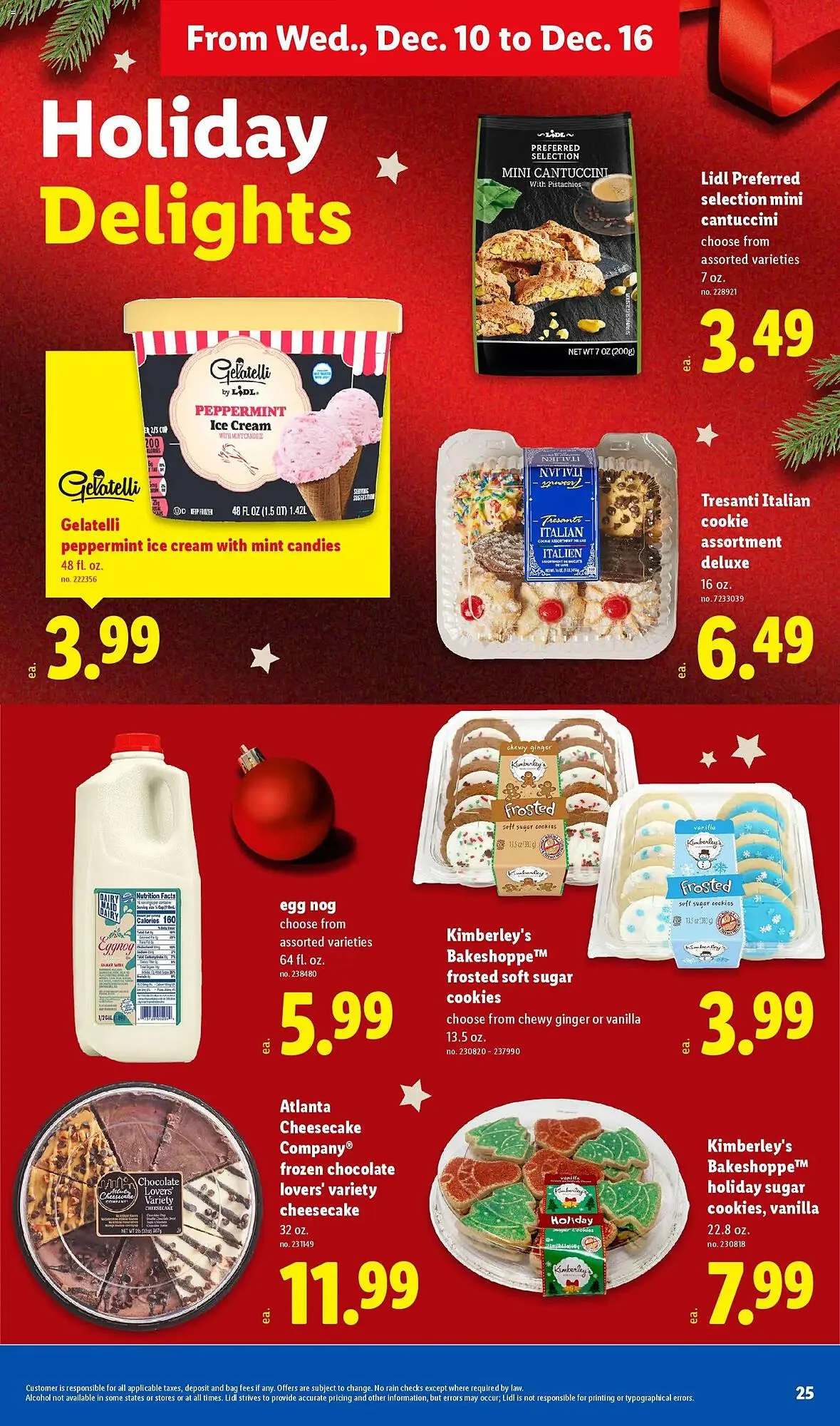 Weekly promotion Lidl weekly ad spanning from December 10 to December 16 2025 - Page 25 for Catalogue 365