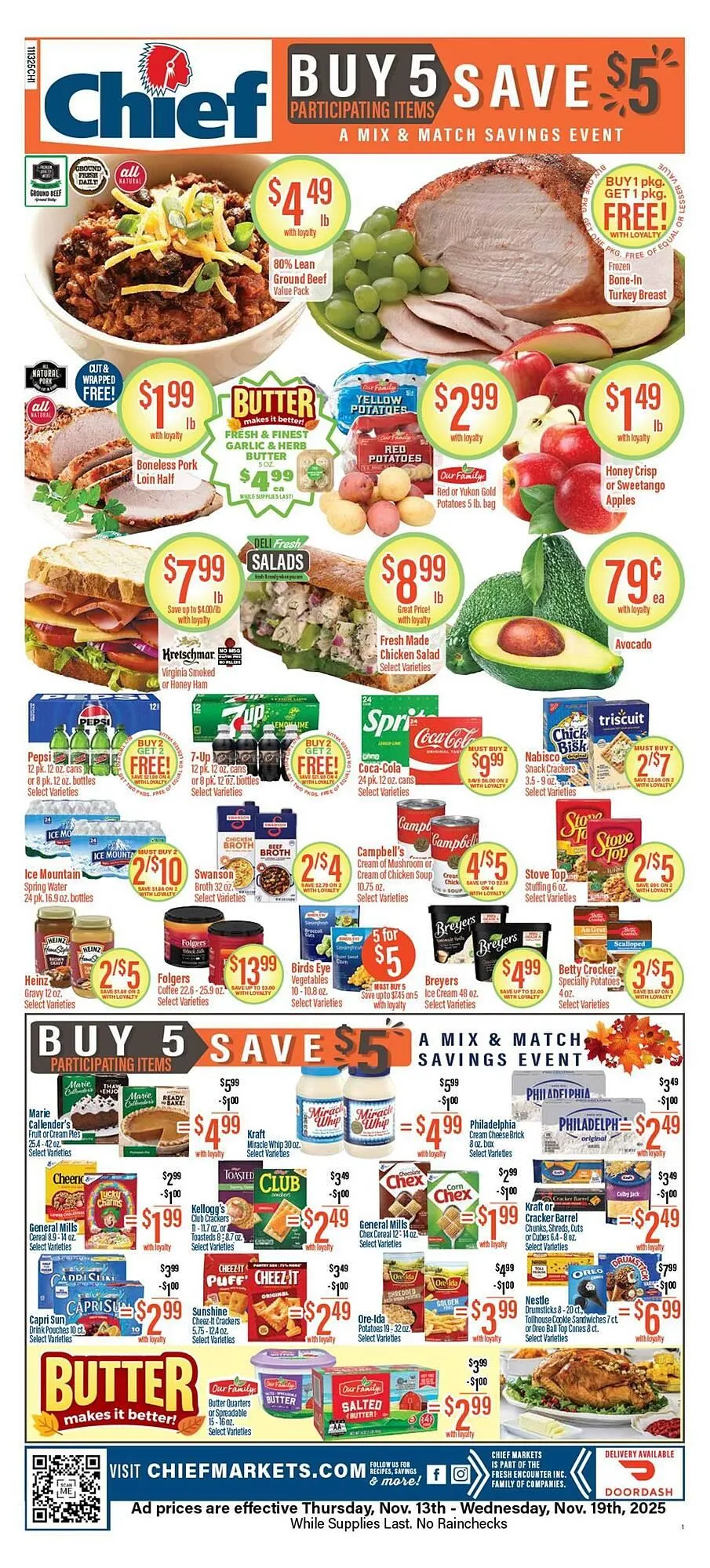Weekly ad Chief Supermarket weekly ad from November 13 to November 19 2025 - Page 1