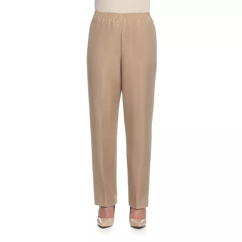 Women's Alfred Dunner Pull-On Straight-Leg Pants