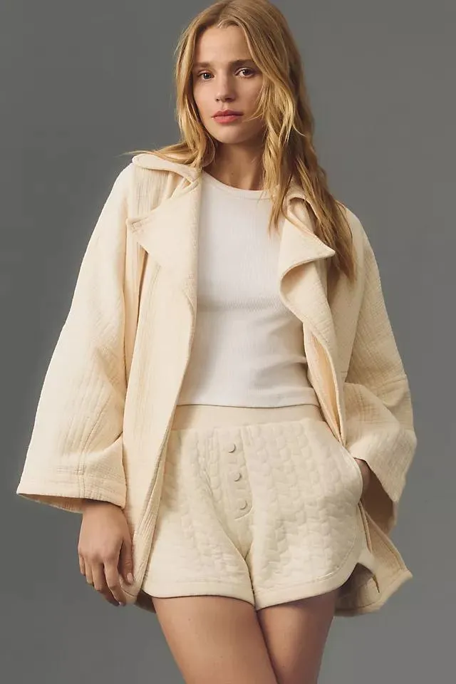 Pilcro Gauze Open-Front Shirt