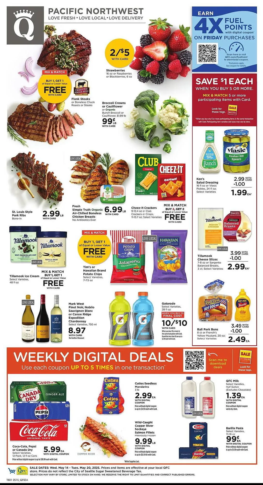Weekly ad QFC Weekly Ad from May 14 to May 20 2025 - Page 1