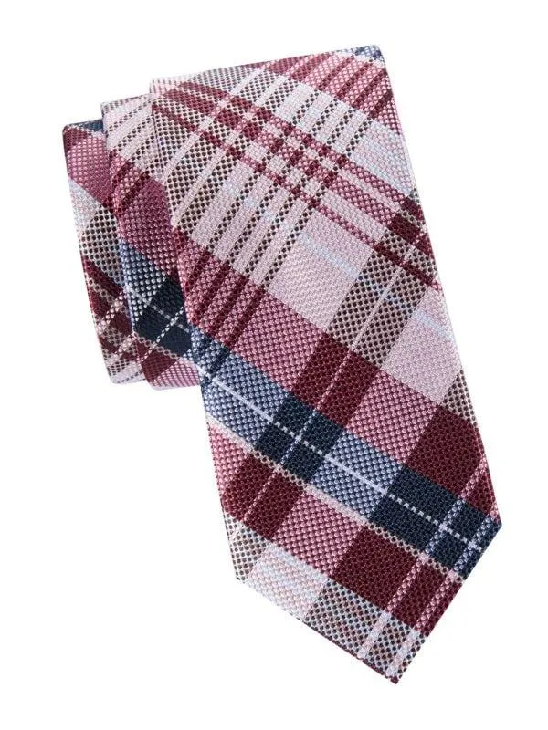 Plaid Silk Tie