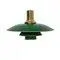 Green PH 3/2 Pendant by Poul Henningsen, 1990s