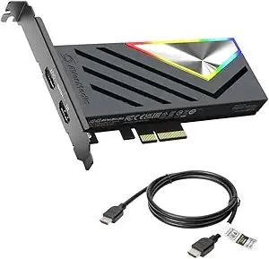 AVerMedia HDMI 2.1 Internal PCIe Capture Card for Streaming and Recording 4K60 with Ultra-Low Latency on PS5, PS4 Pro, Xbox Series X/S, Xbox One X, Switch Games - GC575 Live Gamer 4K 2.1
