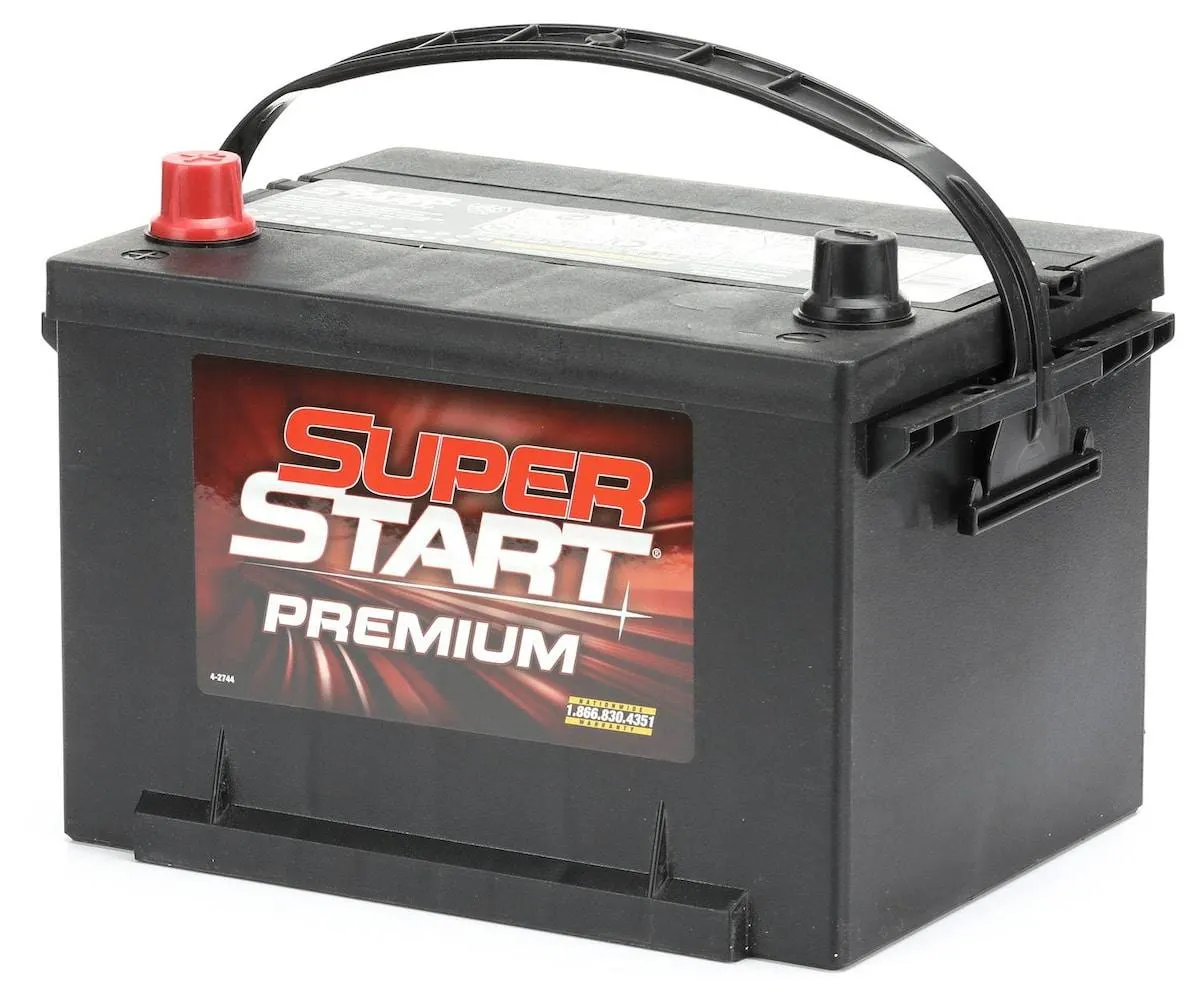 Super Start Premium Standard Flooded Top Post Battery Group Size 58 - 58PRM