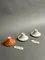 Vintage Teti Wall and Ceiling Lamps by Vico Magistretti for Artemide, Set of 2
