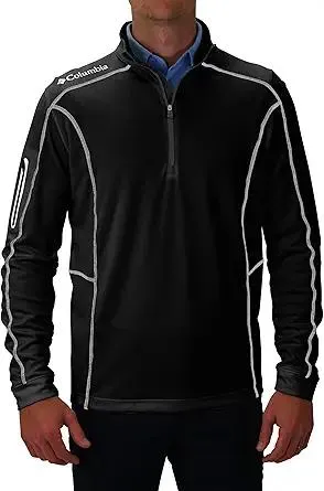 Columbia Men's OMNI WICK Shotgun 1/4 Zip Pullover Breathable Long Sleeve
