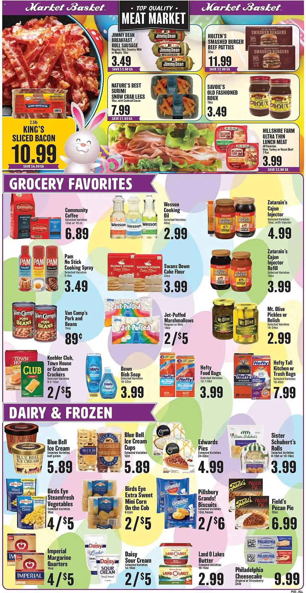 Weekly promotion Market Basket weekly ad spanning from April 1 to April 7 2026 - Page 3 for Catalogue 365