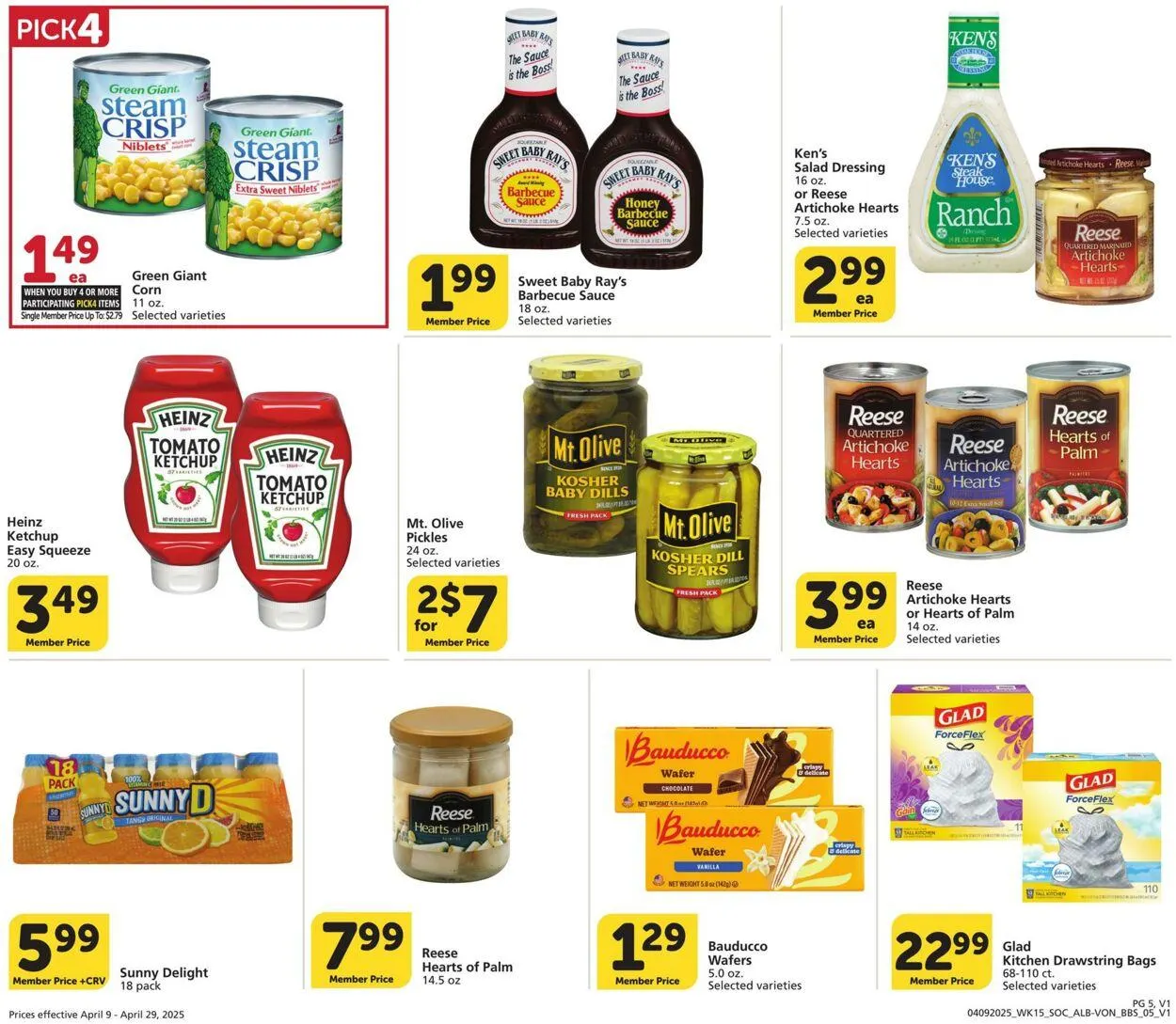 Catálogo de Vons Current weekly ad 9 de abril al 29 de abril 2025 - Página 5