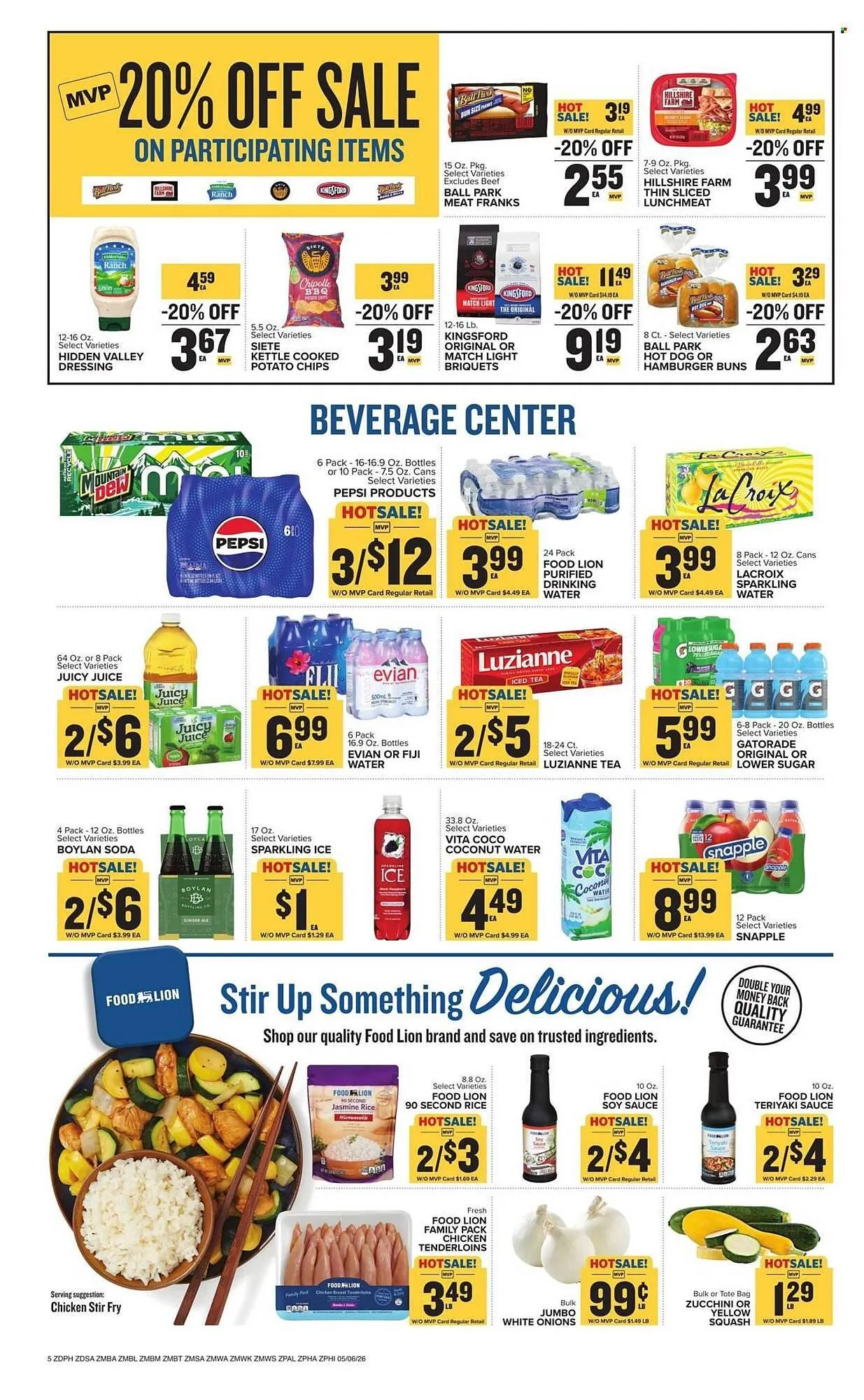 Weekly promotion Food Lion weekly ad spanning from May 6 to May 12 2026 - Page 6 for Catalogue 365