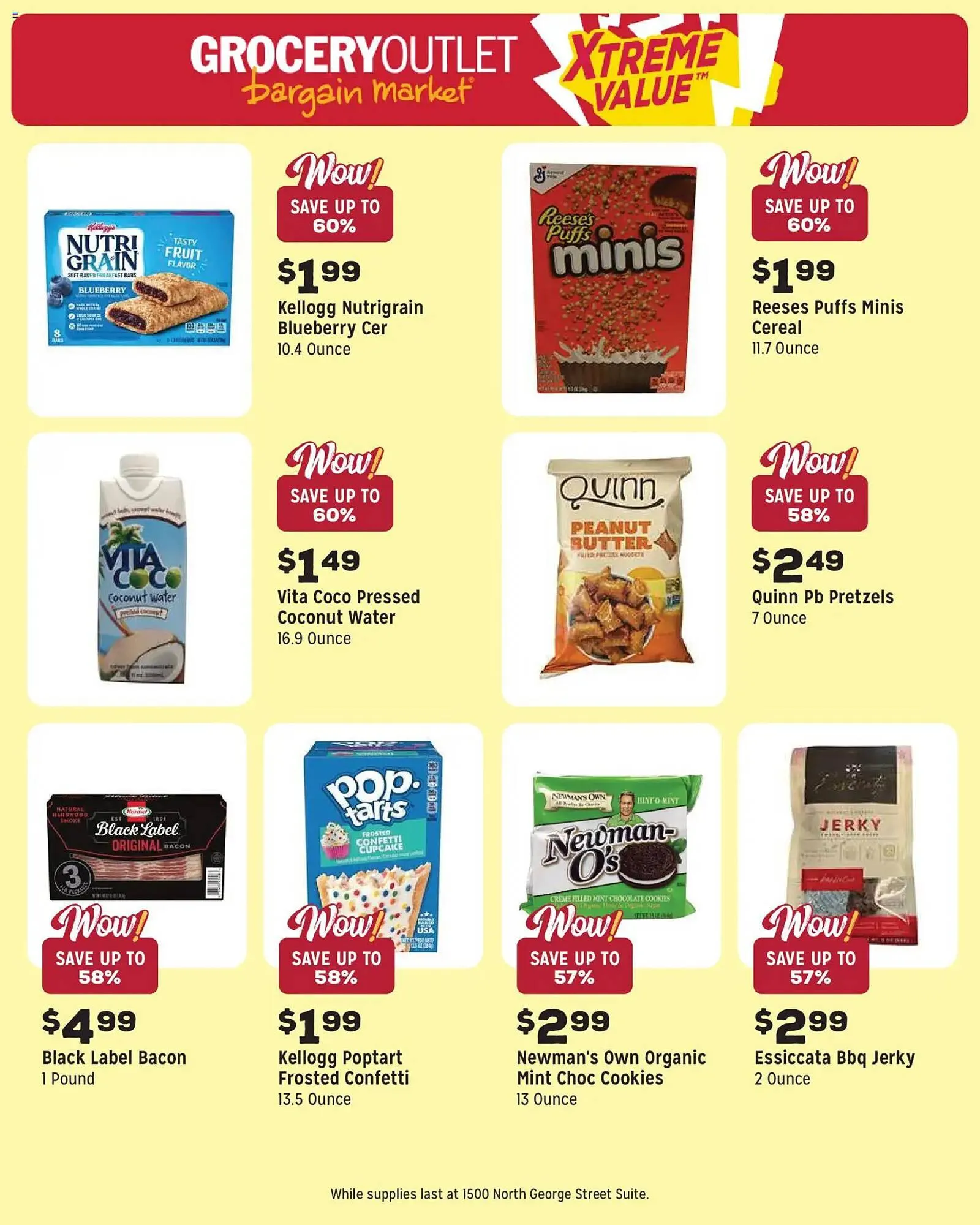 Weekly promotion Grocery Outlet weekly ad spanning from May 6 to May 13 2026 - Page 12 for Catalogue 365