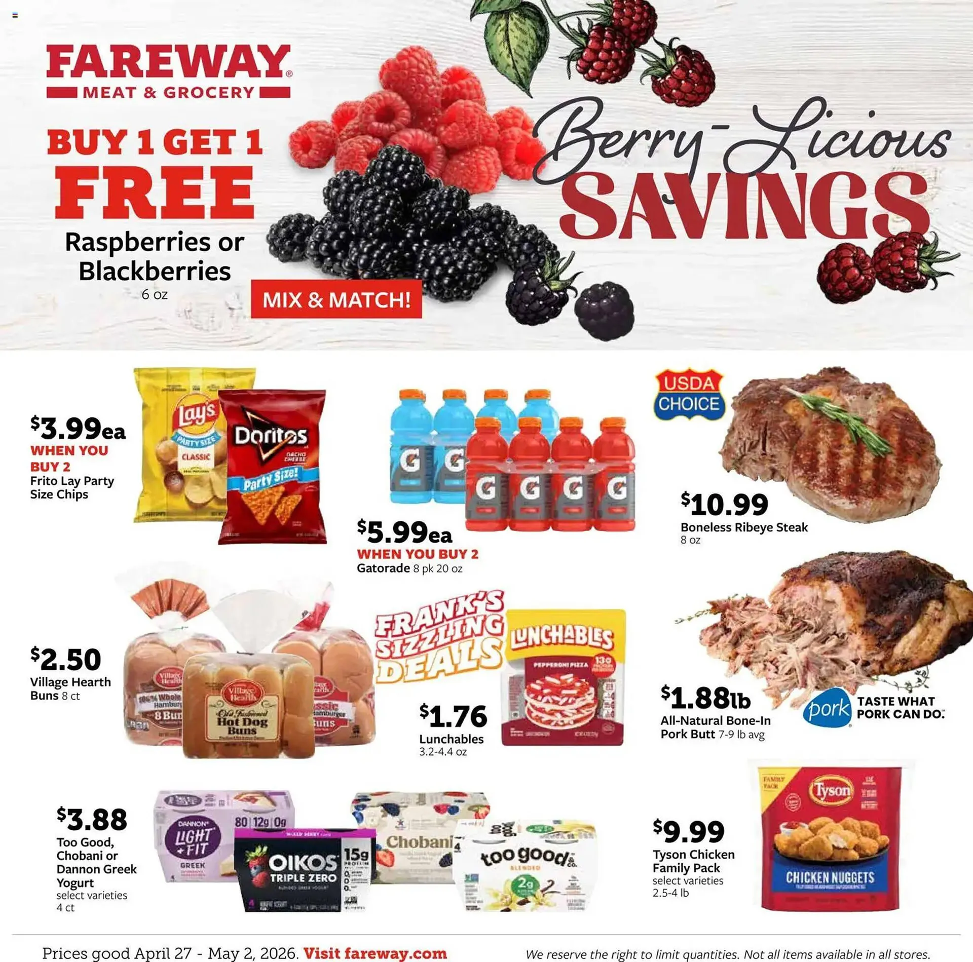 Fareway weekly ad - 1