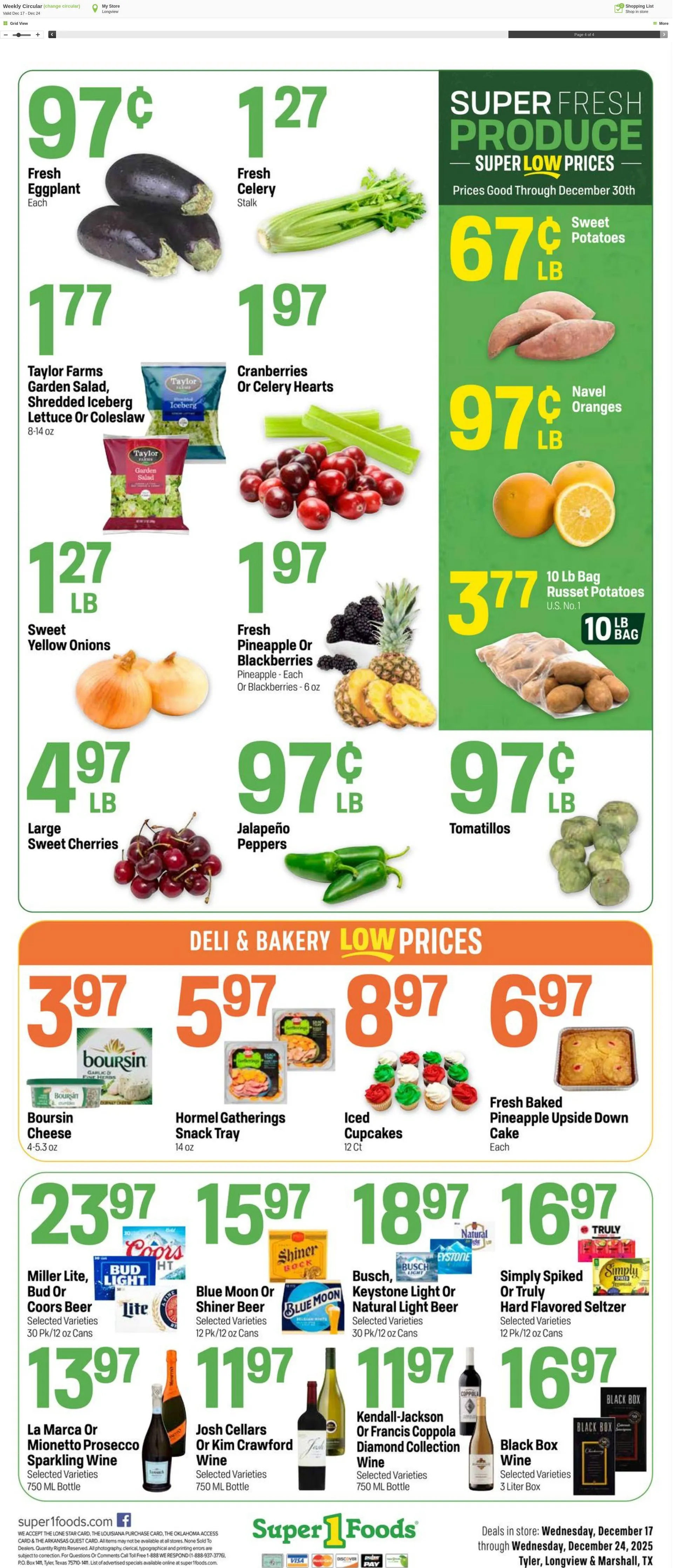 Weekly ad Super1Foods from December 17 to December 24 2025 - Page 4