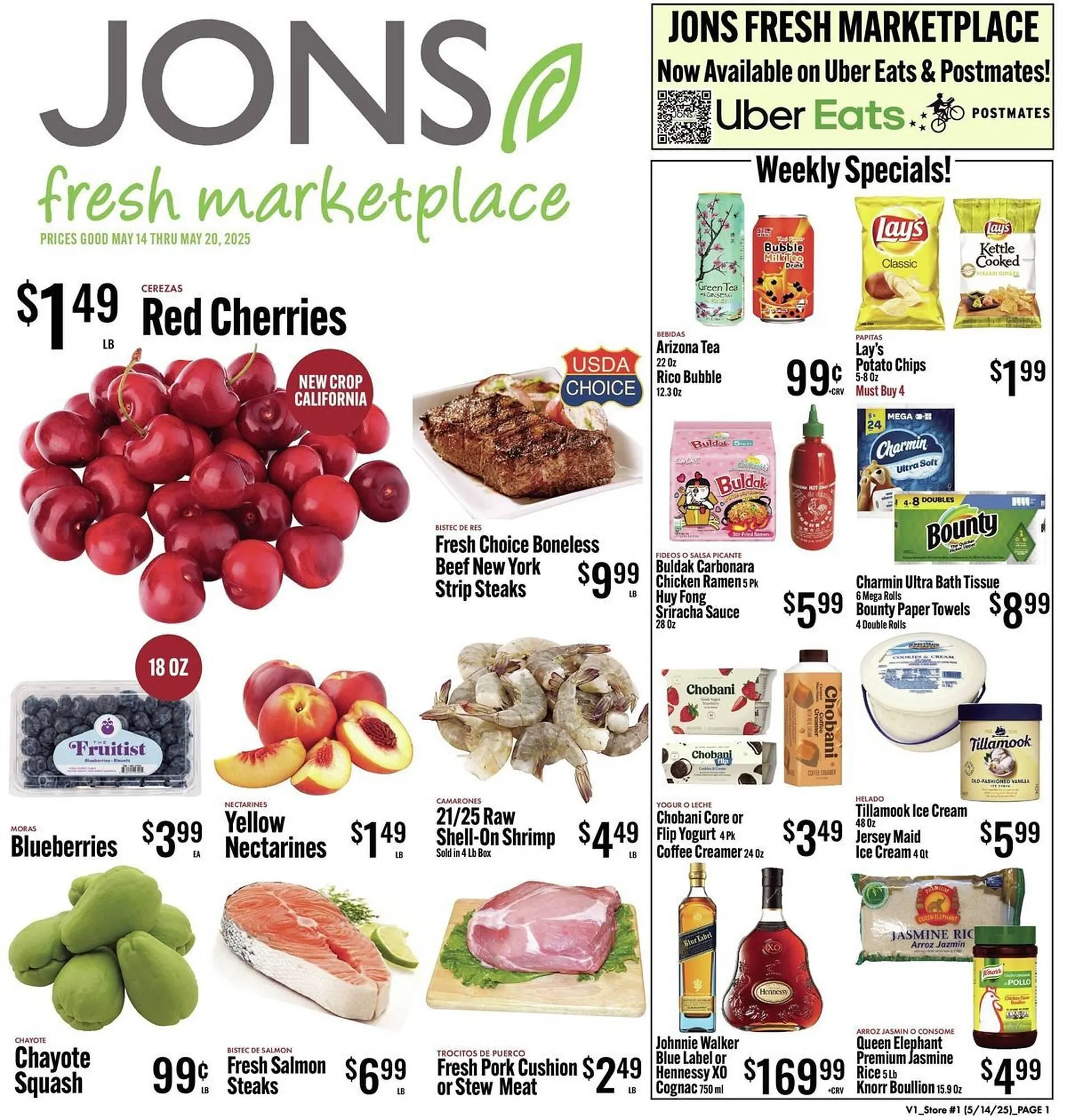Weekly ad Jons International Weekly Ad from May 14 to May 20 2025 - Page 1