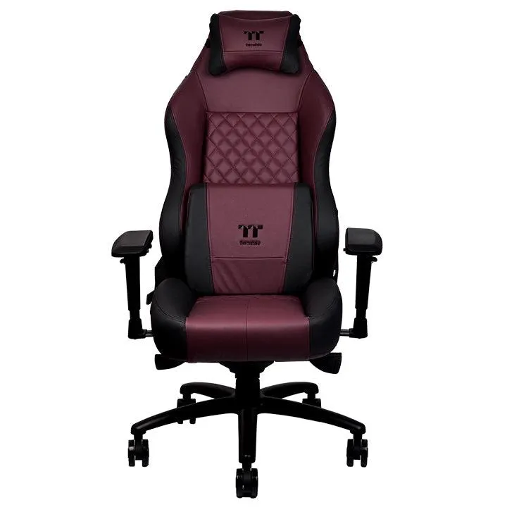 X Comfort Real Leather Burgundy Red Gaming Chair